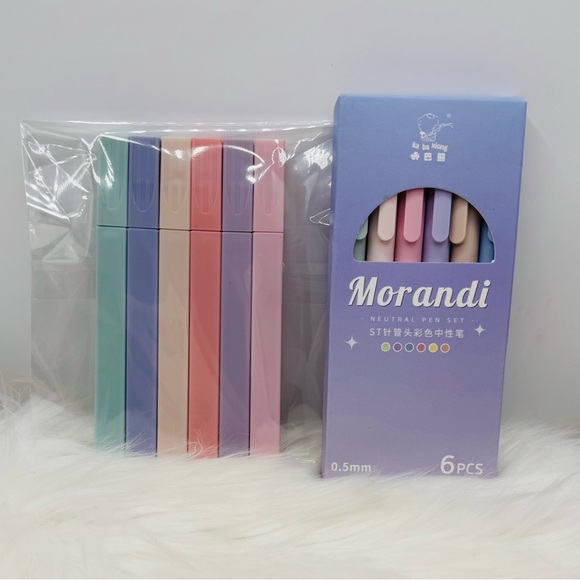 Corgi Dog Print Pencil Case Cute Zipper Pouch w/ highlighters & gel pens bundle - Picture 4 of 7